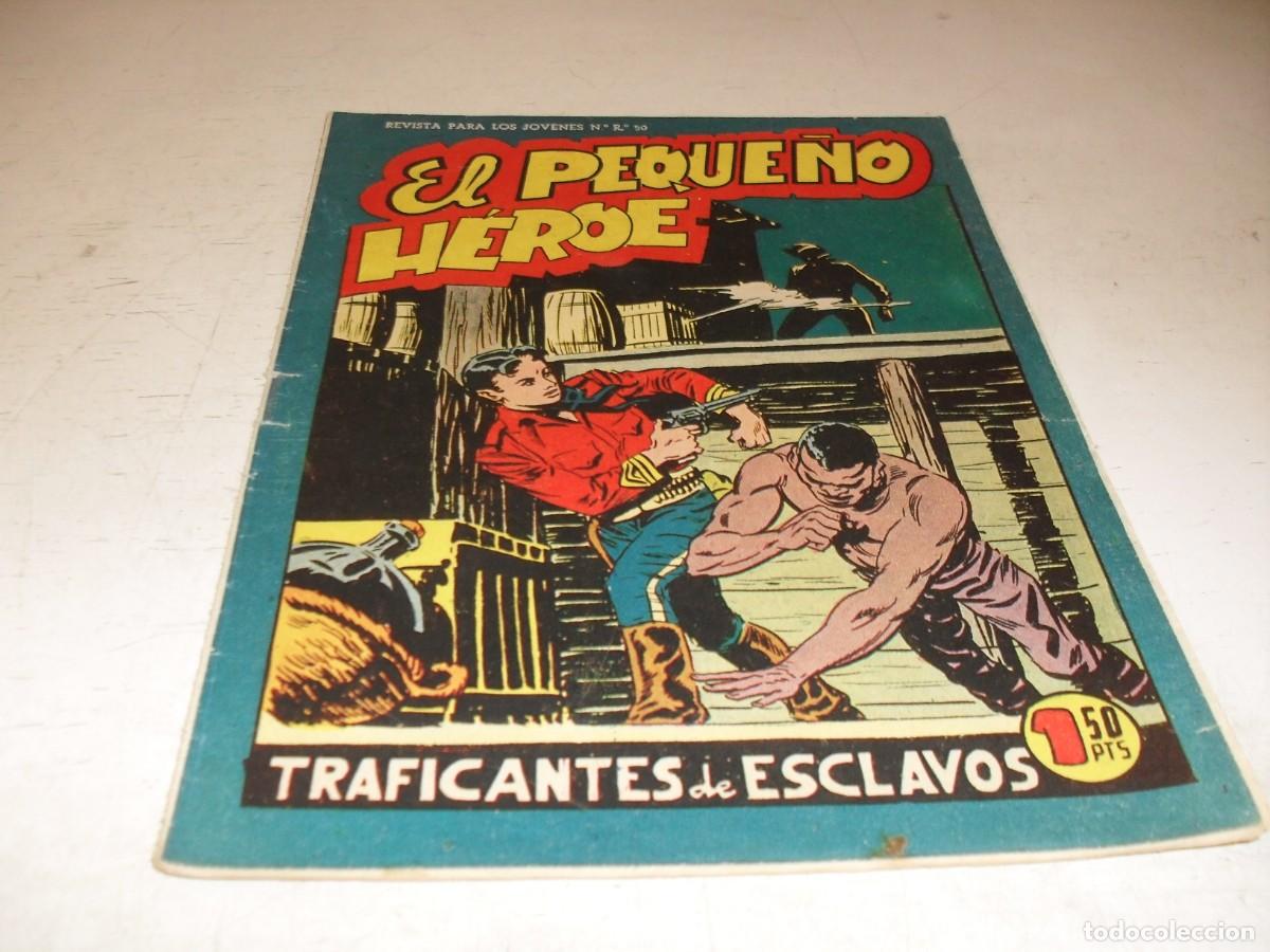 Tebeos: (ORIGINAL),EL PEQUE&Ntilde;O HEROE N&ordm; 64,TRAFICANTES DE ESCLAVOS,DE 120 ,MAGA,1957