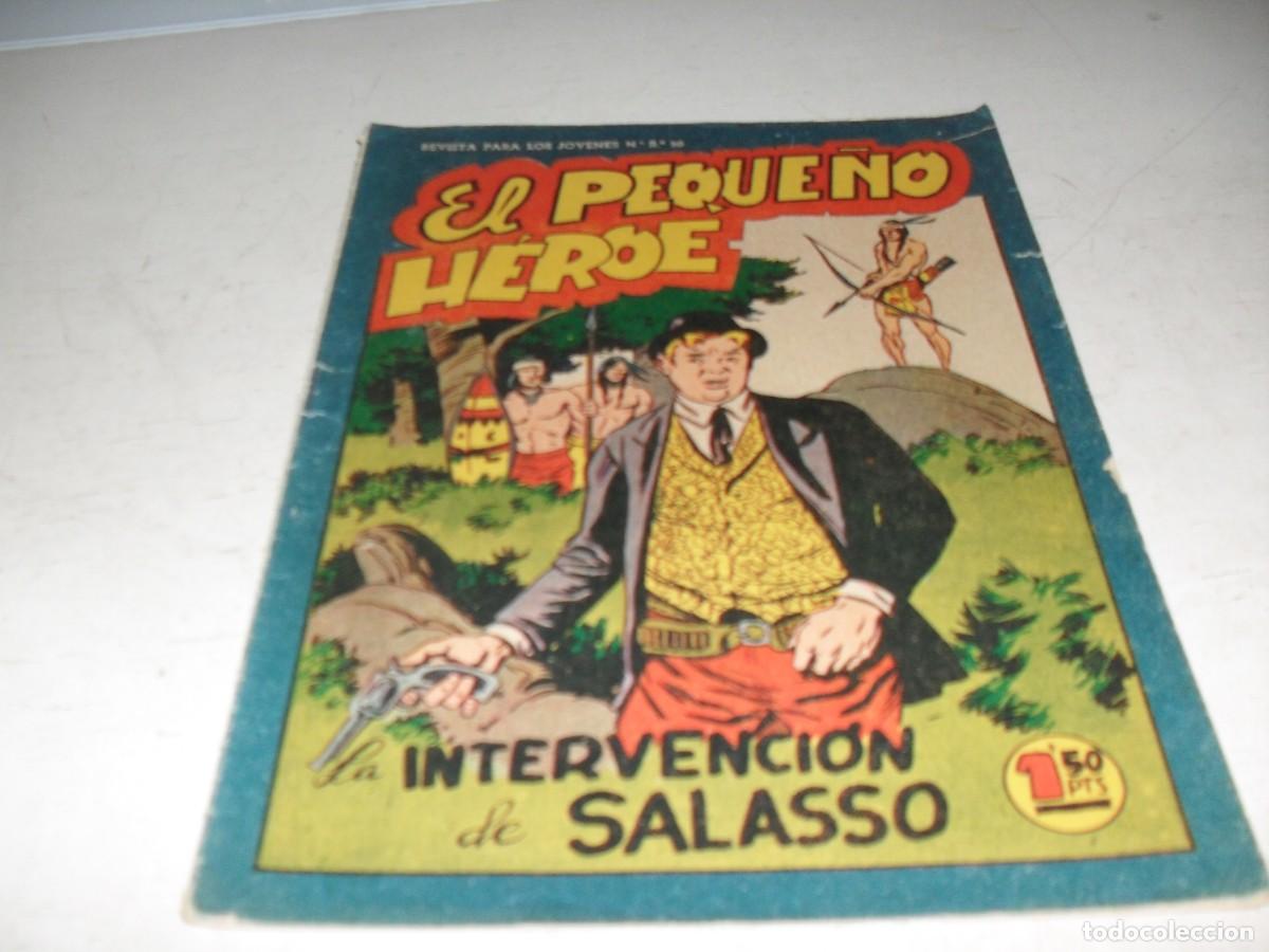 Tebeos: (ORIGINAL),EL PEQUE&Ntilde;O HEROE N&ordm; 61,INTERVENCION DE SALASIO,DE 120 ,MAGA,1957