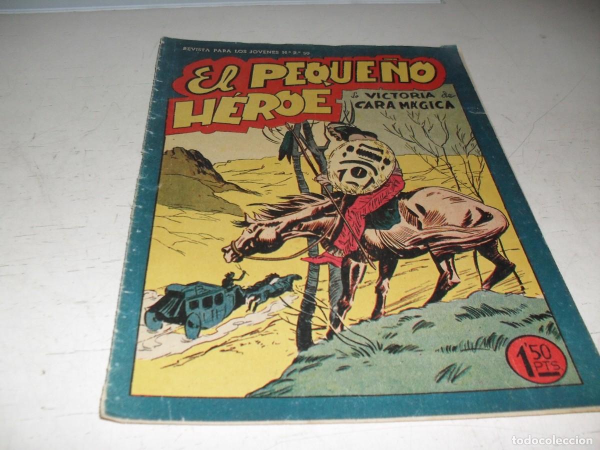 Tebeos: (ORIGINAL),EL PEQUE&Ntilde;O HEROE N&ordm; 54,LA VICTORIA DE CARA MAGICA,DE 120 ,MAGA,1957
