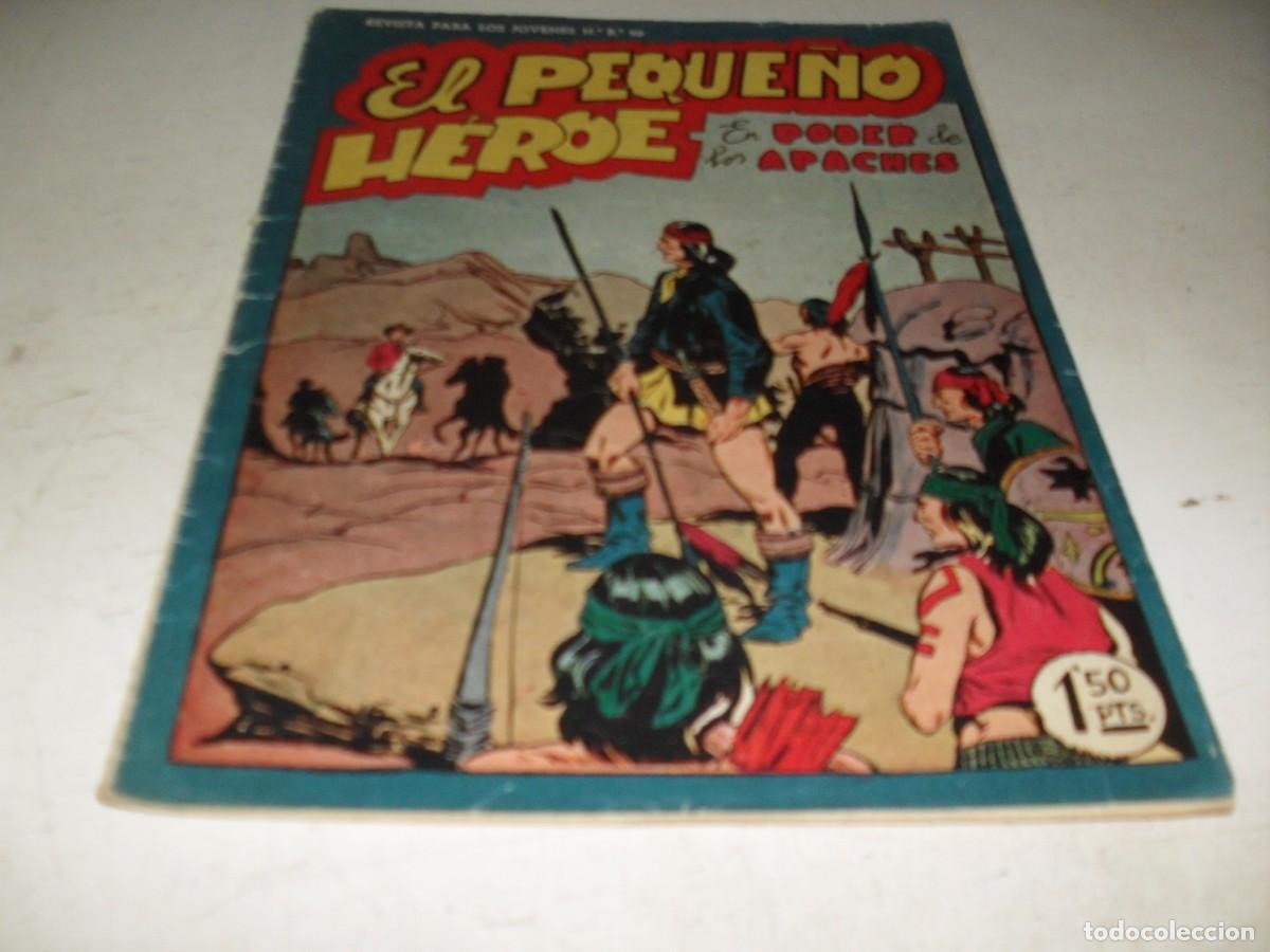 Tebeos: (ORIGINAL),EL PEQUE&Ntilde;O HEROE N&ordm; 51,EN PODER DE LOS APACHES,DE 120 ,MAGA,1957