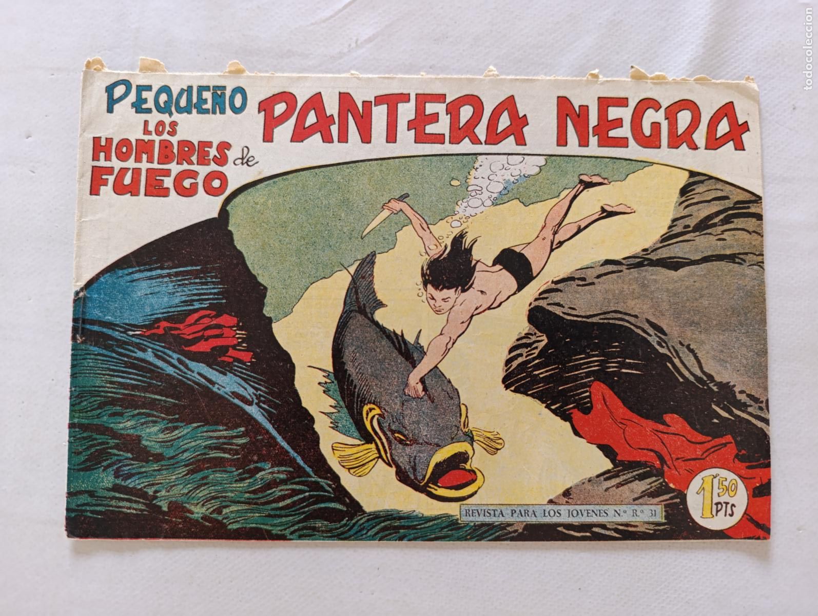 Tebeos: PEQUE&Ntilde;O PANTERA NEGRA N&ordm; 155 - MAGA - ORIGINAL (HV)