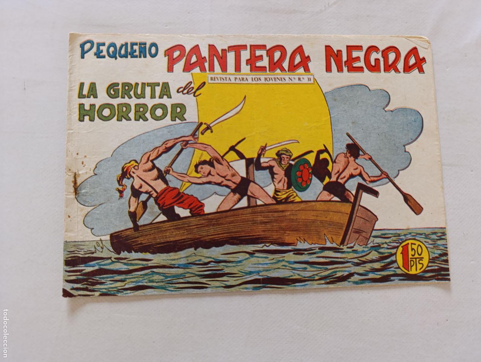 Tebeos: PEQUE&Ntilde;O PANTERA NEGRA N&ordm; 180 - MAGA - ORIGINAL (HV)