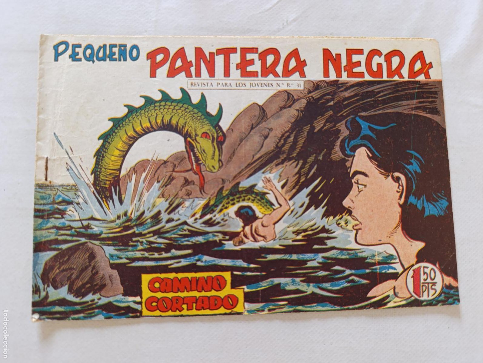 Tebeos: PEQUE&Ntilde;O PANTERA NEGRA N&ordm; 181 - MAGA - ORIGINAL (HV)