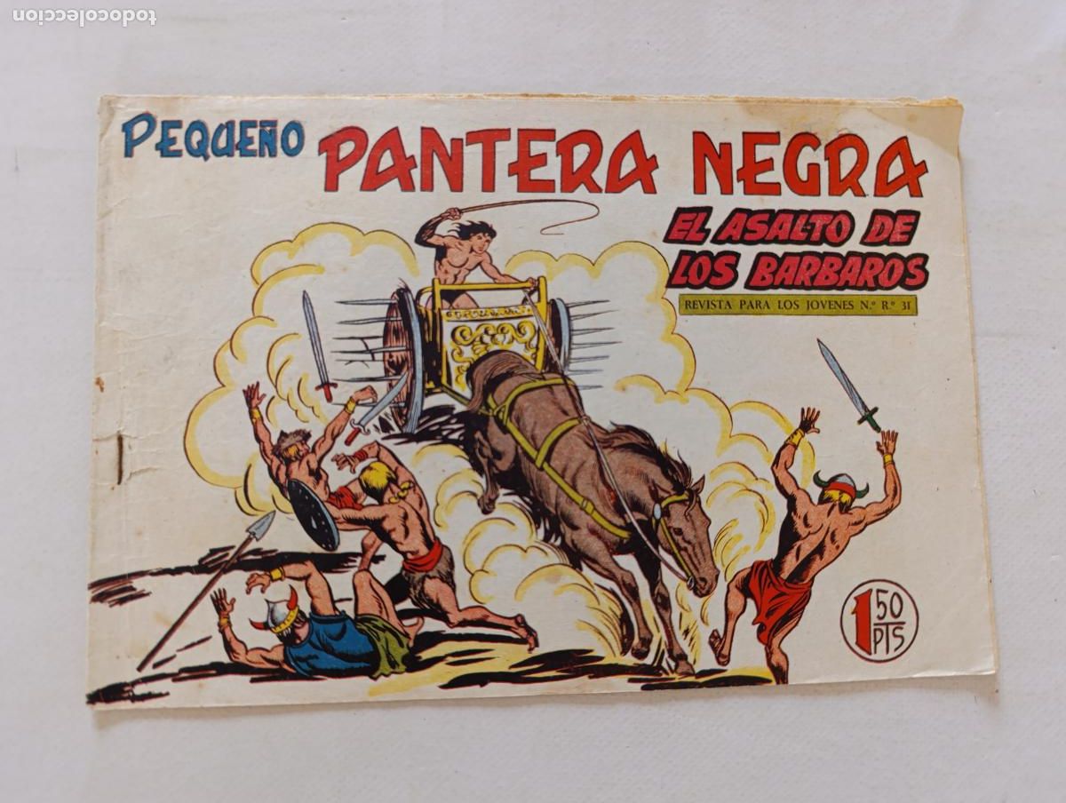 Tebeos: PEQUE&Ntilde;O PANTERA NEGRA N&ordm; 186 - MAGA - ORIGINAL (HV)