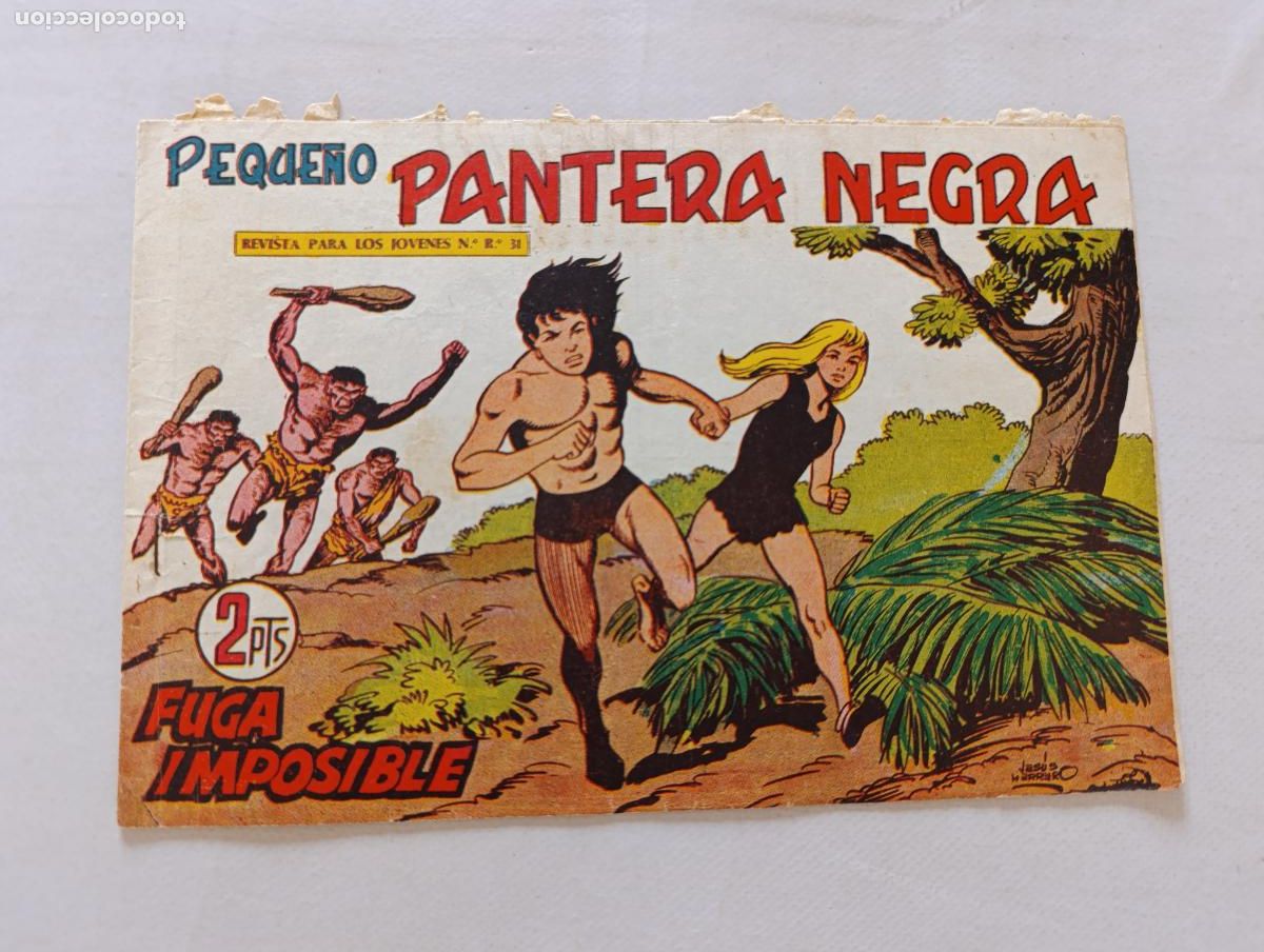 Tebeos: PEQUE&Ntilde;O PANTERA NEGRA N&ordm; 201 - MAGA - ORIGINAL (HV)