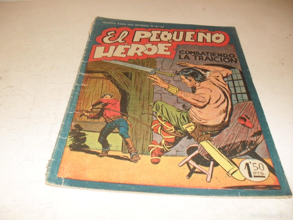Tebeos: (ORIGINAL),EL PEQUE&Ntilde;O HEROE N&ordm; 40,COMBATIENDO LA TRAICION,DE 120 ,MAGA,1957