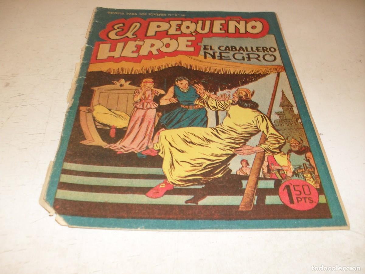Tebeos: (ORIGINAL),EL PEQUE&Ntilde;O HEROE N&ordm; 37,EL CABALLERO NEGRO,DE 120 ,MAGA,1957