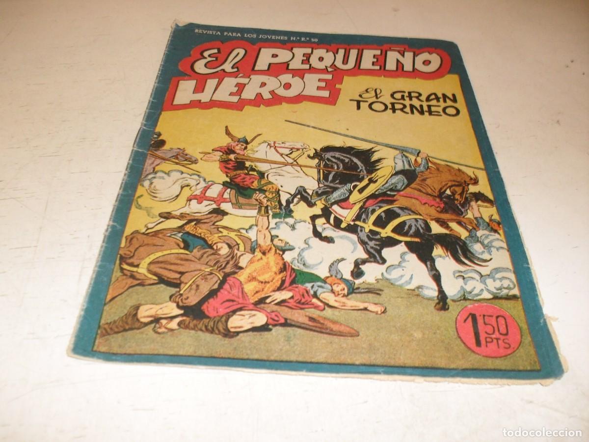 Tebeos: (ORIGINAL),EL PEQUE&Ntilde;O HEROE N&ordm; 36,EL GRAN TORNEO,DE 120 ,MAGA,1957