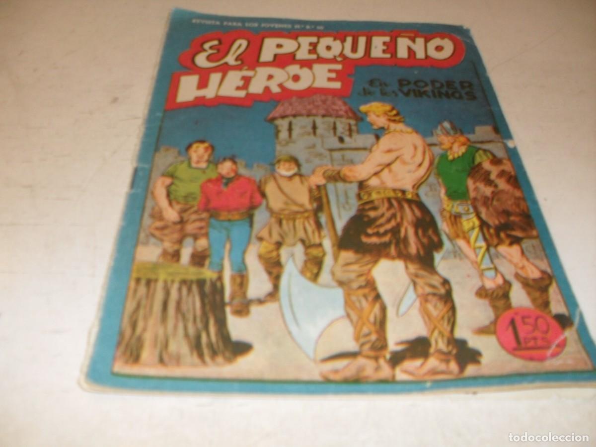 Tebeos: (ORIGINAL),EL PEQUE&Ntilde;O HEROE N&ordm; 35,EN PODER DE LOS VIKINGOS,DE 120 ,MAGA,1957