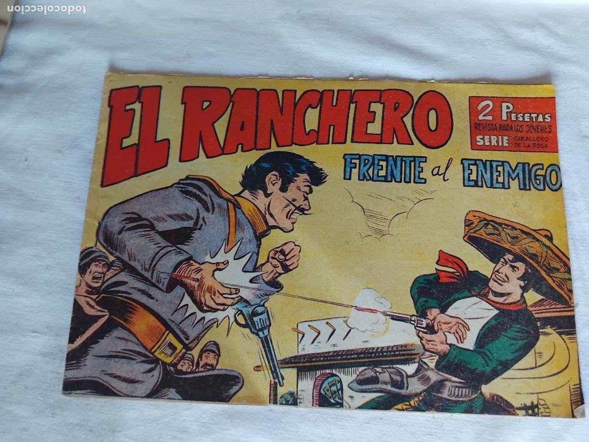 Tebeos: EL RANCHERO N&ordm; 2. EDITORIAL MAGA 1961. ORIGINAL.
