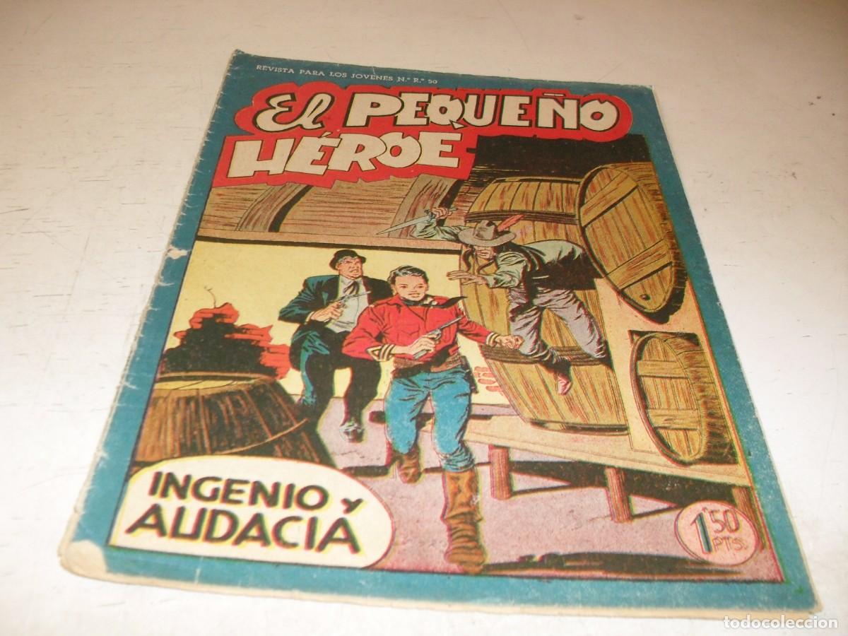 Tebeos: (ORIGINAL),EL PEQUE&Ntilde;O HEROE N&ordm; 30,INGENIO Y AUDACIA,DE 120 ,MAGA,1957