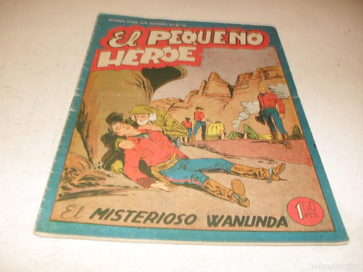 Tebeos: (ORIGINAL),EL PEQUE&Ntilde;O HEROE N&ordm; 28,EL MISTERIOSO WANUNDA,DE 120 ,MAGA,1957
