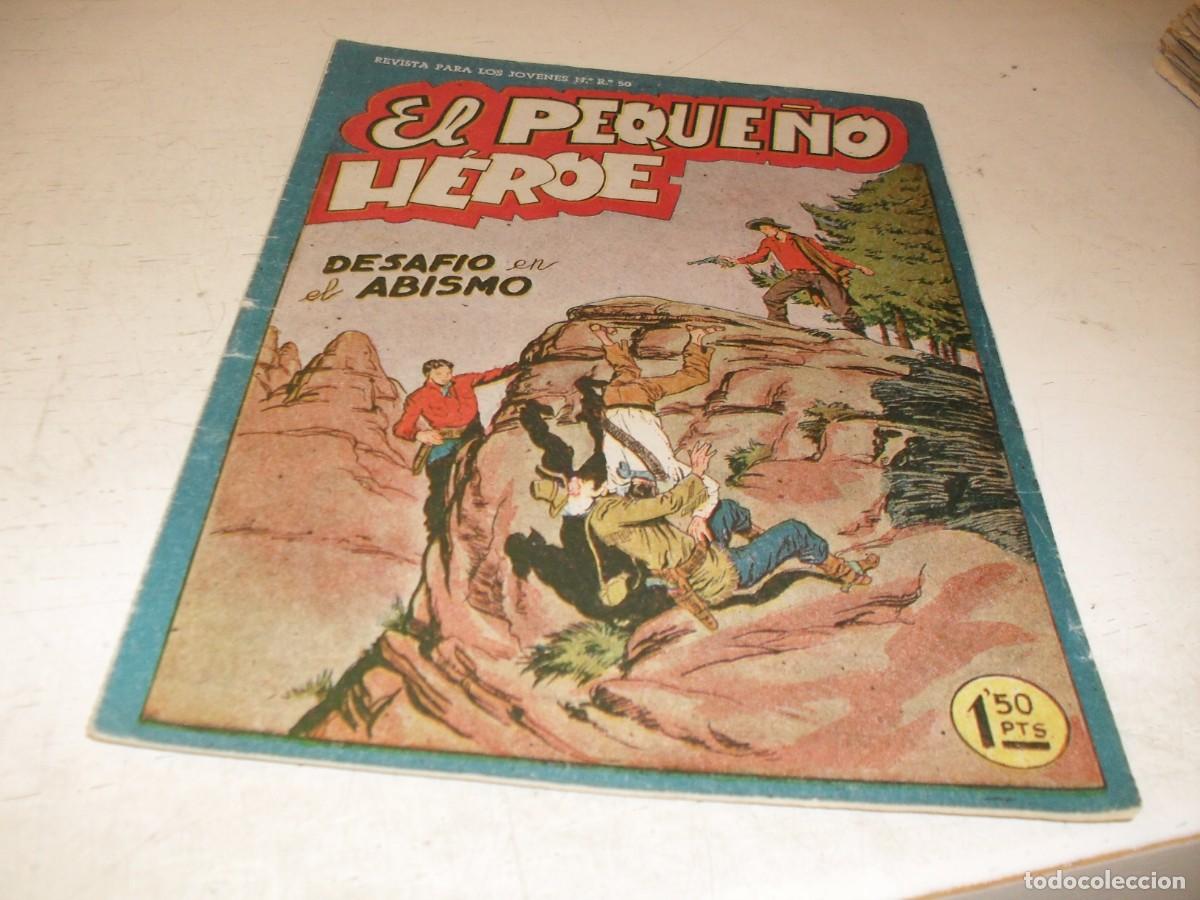 Tebeos: (ORIGINAL),EL PEQUE&Ntilde;O HEROE N&ordm; 27,DESAFIO EN EL ABISMO,DE 120 ,MAGA,1957