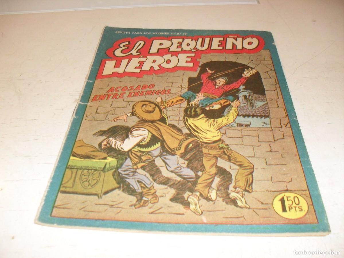 Tebeos: (ORIGINAL),EL PEQUE&Ntilde;O HEROE N&ordm; 23,ACOSADO ENTRE ENEMIGOS,DE 120 ,MAGA,1957