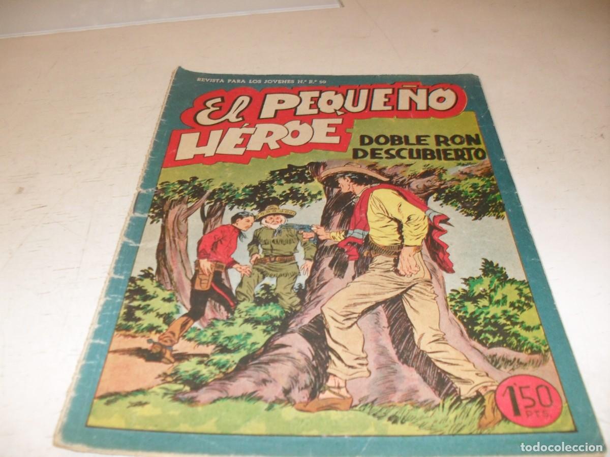 Tebeos: (ORIGINAL),EL PEQUE&Ntilde;O HEROE N&ordm; 22,DOBLE RON DESCUBIERTO,DE 120 ,MAGA,1957