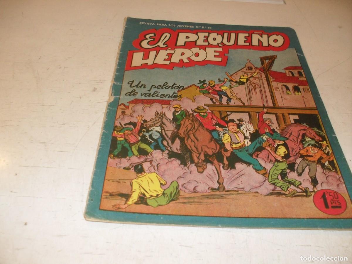 Tebeos: (ORIGINAL),EL PEQUE&Ntilde;O HEROE N&ordm; 21,UN PELOTON DE VALIENTES,DE 120 ,MAGA,1957