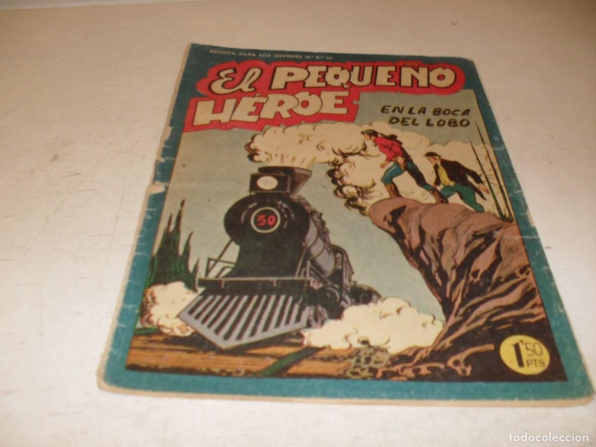 Tebeos: (ORIGINAL),EL PEQUE&Ntilde;O HEROE N&ordm; 19,EN LA BOCA DEL LOBO,DE 120 ,MAGA,1957