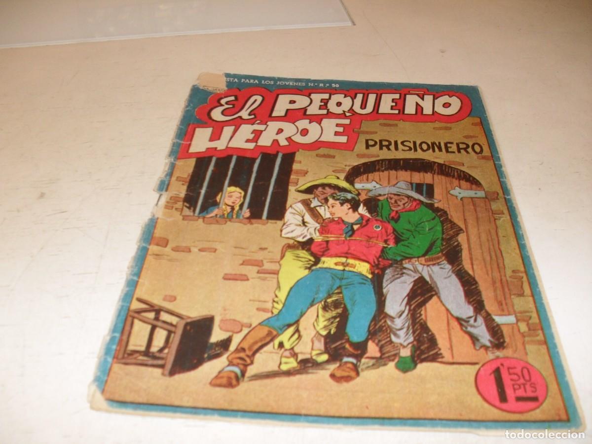 Tebeos: (ORIGINAL),EL PEQUE&Ntilde;O HEROE N&ordm; 15,PRISIONERO,DE 120 ,MAGA,1957