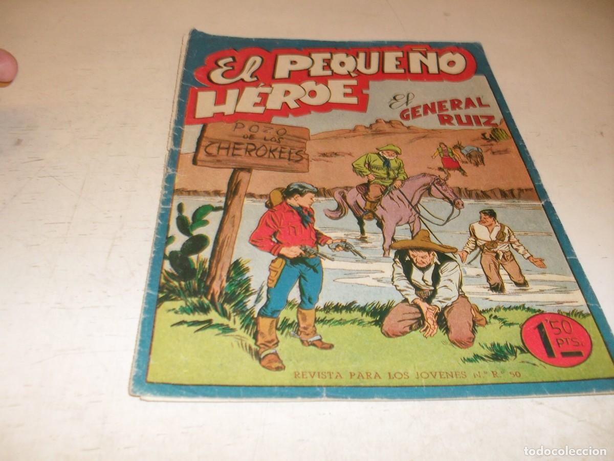 Tebeos: (ORIGINAL),EL PEQUE&Ntilde;O HEROE N&ordm; 14,EL GENERAL RUIZ,DE 120 ,MAGA,1957