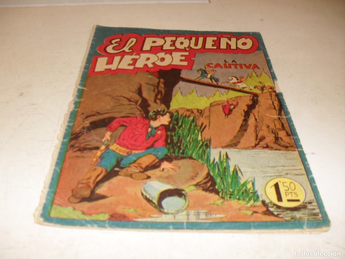 Tebeos: (ORIGINAL),EL PEQUE&Ntilde;O HEROE N&ordm; 7,LA CAUTIVA,DE 120 ,MAGA,1957