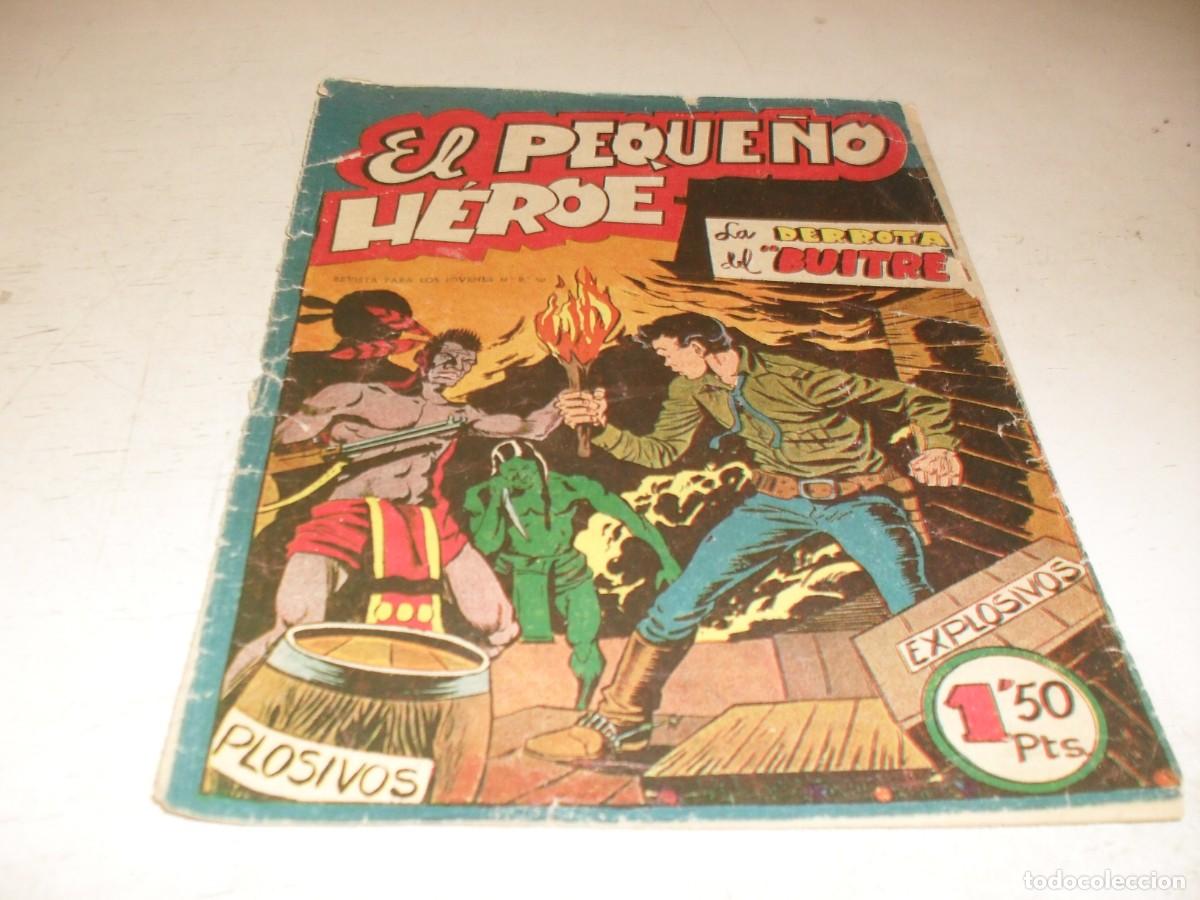 Tebeos: (ORIGINAL),EL PEQUE&Ntilde;O HEROE N&ordm; 6,LA DERROTA DEL BUITRE,DE 120 ,MAGA,1957
