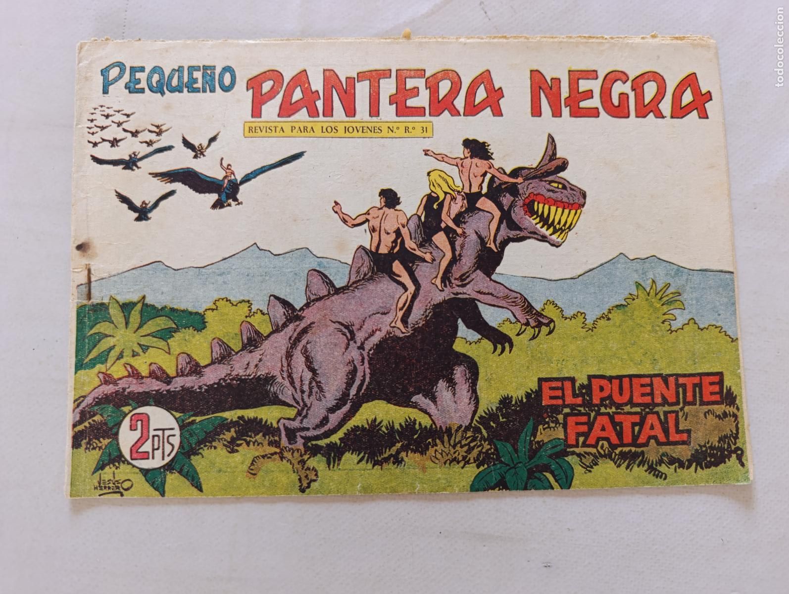 Tebeos: PEQUE&Ntilde;O PANTERA NEGRA N&ordm; 202 - MAGA - ORIGINAL (HU)
