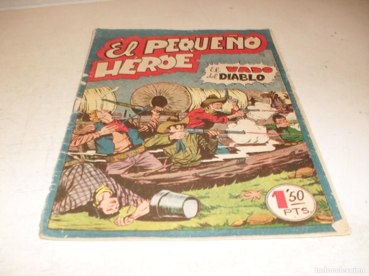 Tebeos: (ORIGINAL),EL PEQUE&Ntilde;O HEROE N&ordm; 3,PRIMEROS N&ordm;,EL VADO DEL DIABLO,DE 120 ,MAGA,1957