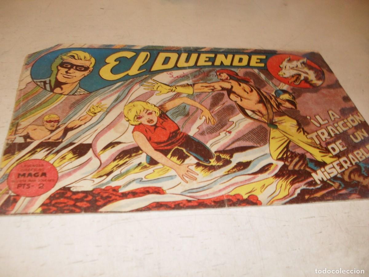 Tebeos: (ORIGINAL),EL DUENDE N&ordm; 51,LA TRAICION DE UN MISERABLE,DE 60,MAGA,1961