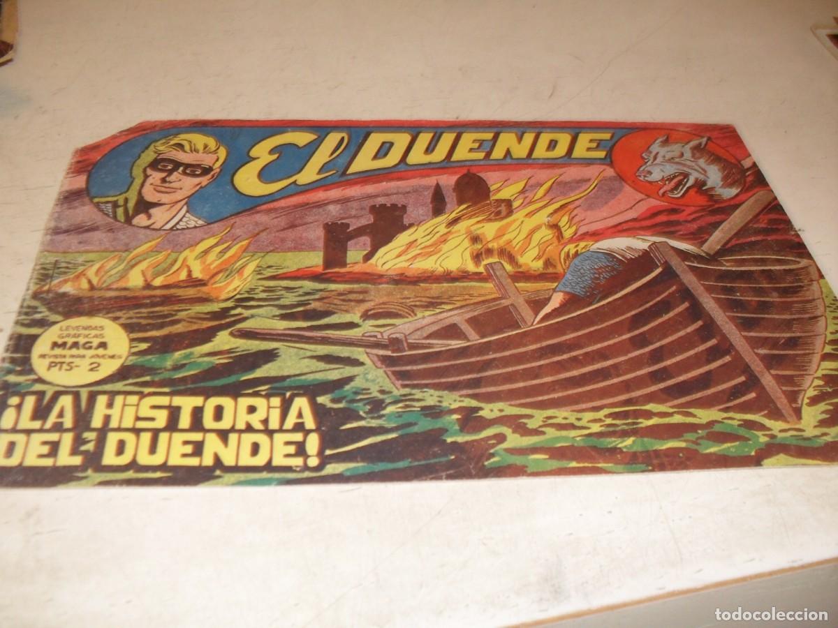 Tebeos: (ORIGINAL),EL DUENDE N&ordm; 46,LA HISTORIA DEL DUENDE,DE 60,MAGA,1961