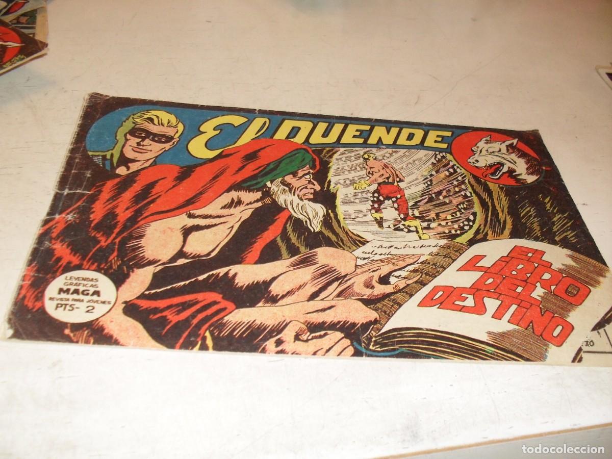Tebeos: (ORIGINAL),EL DUENDE N&ordm; 40,EL LIBRO DEL DESTINO,DE 60,MAGA,1961