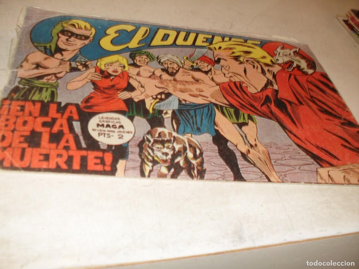 Tebeos: (ORIGINAL),EL DUENDE N&ordm; 39,EN LA BOCA DE LA MUERTE,DE 60,MAGA,1961