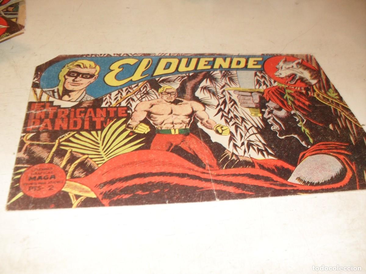 Tebeos: (ORIGINAL),EL DUENDE N&ordm; 37,EL INTRIGANTE PANDIT,DE 60,MAGA,1961