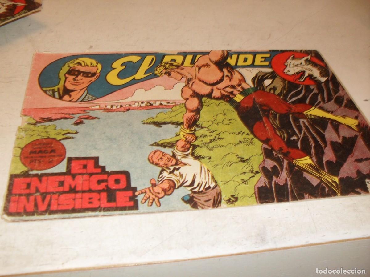 Tebeos: (ORIGINAL),EL DUENDE N&ordm; 35,EL ENEMIGO INVISIBLE,DE 60,MAGA,1961
