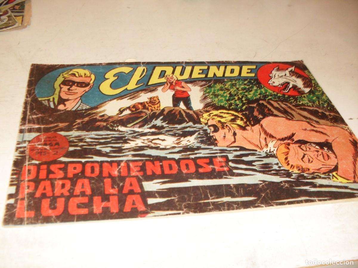 Tebeos: (ORIGINAL),EL DUENDE N&ordm; 34,DISPONIENDOSE PARA LA LUCHA,DE 60,MAGA,1961
