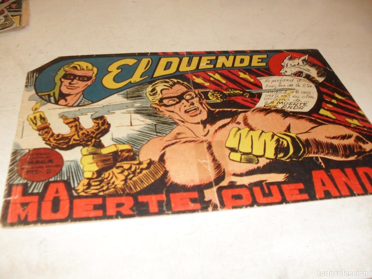 Tebeos: (ORIGINAL),EL DUENDE N&ordm; 33,LA MUERTE QUE ANDA,DE 60,MAGA,1961