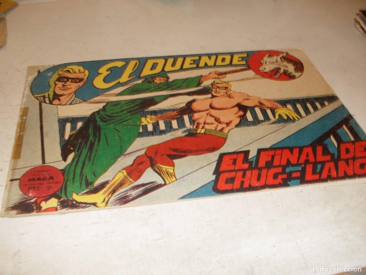 Tebeos: (ORIGINAL),EL DUENDE N&ordm; 32,EL FINAL DE CHUG-LANG,DE 60,MAGA,1961