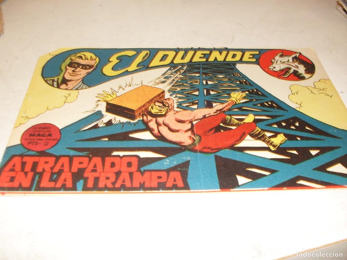 Tebeos: (ORIGINAL),EL DUENDE N&ordm; 31,ATRAPADO EN LA TRAMPA,DE 60,MAGA,1961