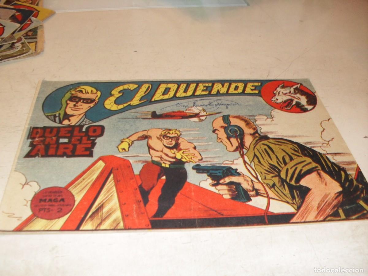 Tebeos: (ORIGINAL),EL DUENDE N&ordm; 29,DUELO EN EL AIRE,DE 60,MAGA,1961