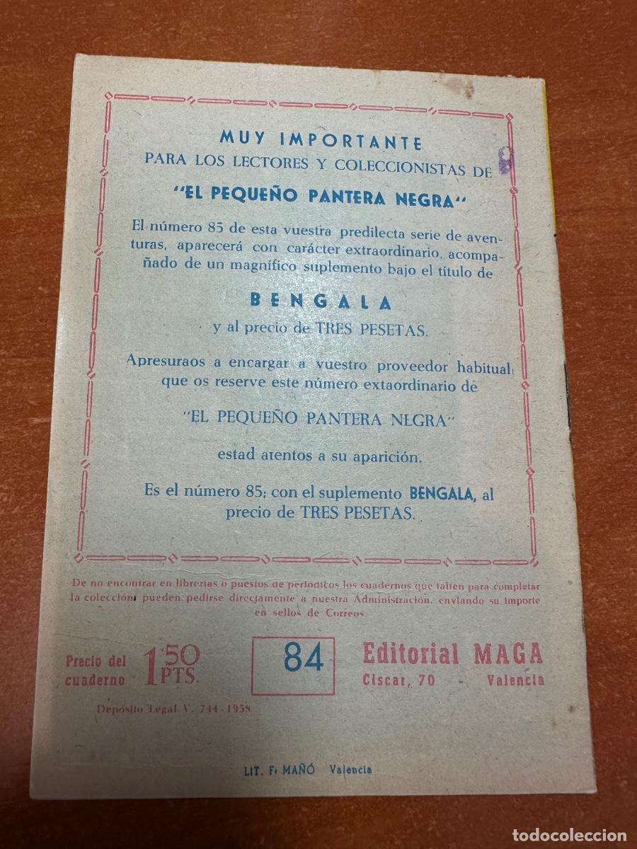 Tebeos: PEQUE&Ntilde;O PANTERA NEGRA NUM. 84 ORIGINAL EDIT. MAGA - Foto 2