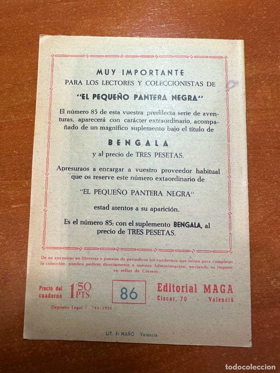 Tebeos: PEQUE&Ntilde;O PANTERA NEGRA NUM. 86 ORIGINAL EDIT. MAGA - Foto 2