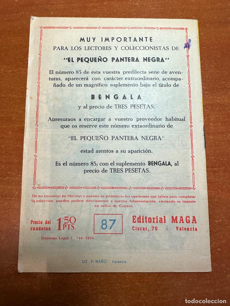 Tebeos: PEQUE&Ntilde;O PANTERA NEGRA NUM. 87 ORIGINAL EDIT. MAGA - Foto 2