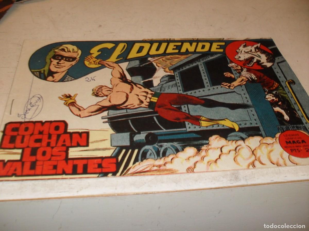 Tebeos: (ORIGINAL),EL DUENDE N&ordm; 25,COMO LUCHAN LOS VALIENTES,DE 60,MAGA,1961