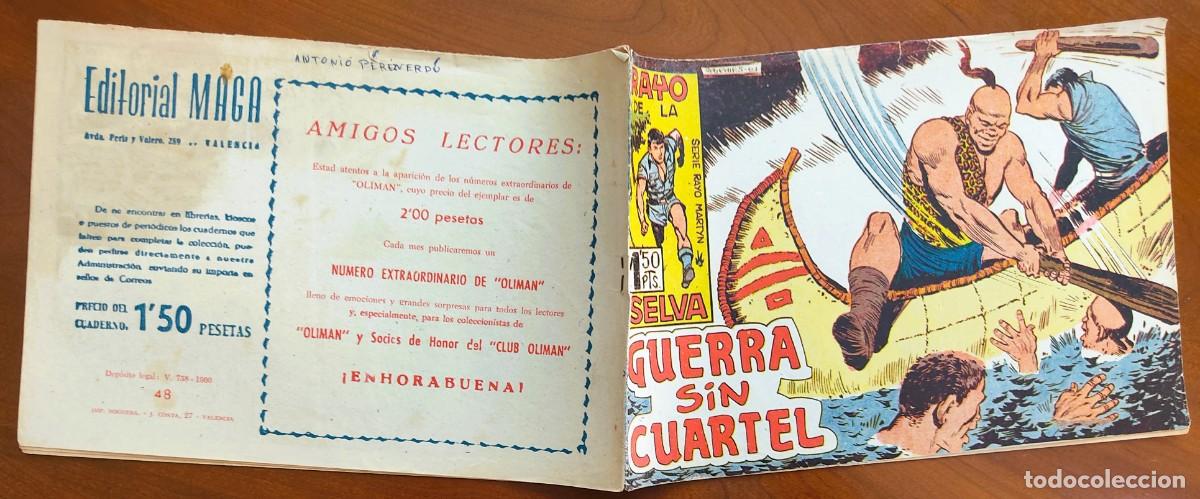 Tebeos: RAYO DE LA SELVA N&ordm; 48 - EDITORIAL MAGA - ORIGINAL DE &Eacute;POCA - Foto 2