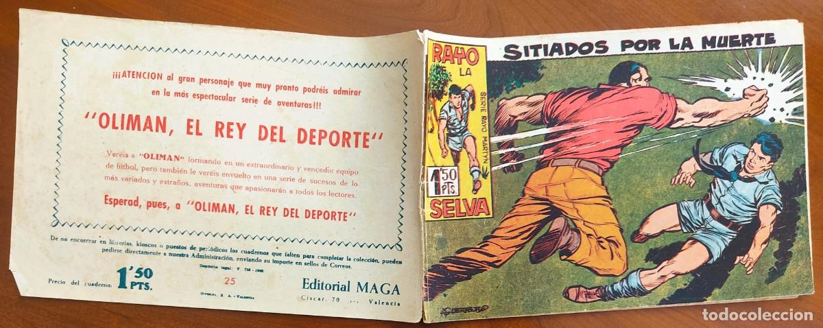 Tebeos: RAYO DE LA SELVA N&ordm; 25 - EDITORIAL MAGA - ORIGINAL DE &Eacute;POCA - Foto 2