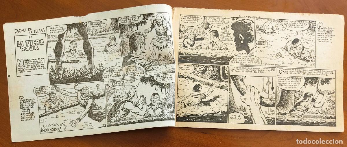 Tebeos: RAYO DE LA SELVA N&ordm; 20 - EDITORIAL MAGA - ORIGINAL DE &Eacute;POCA - Foto 3