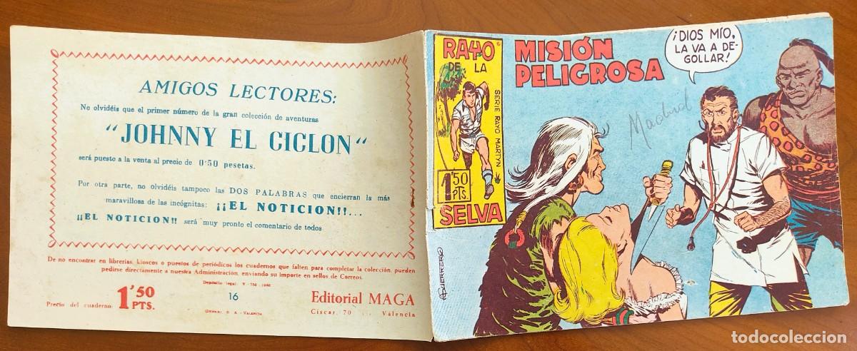 Tebeos: RAYO DE LA SELVA N&ordm; 16 - EDITORIAL MAGA - ORIGINAL DE &Eacute;POCA - Foto 2