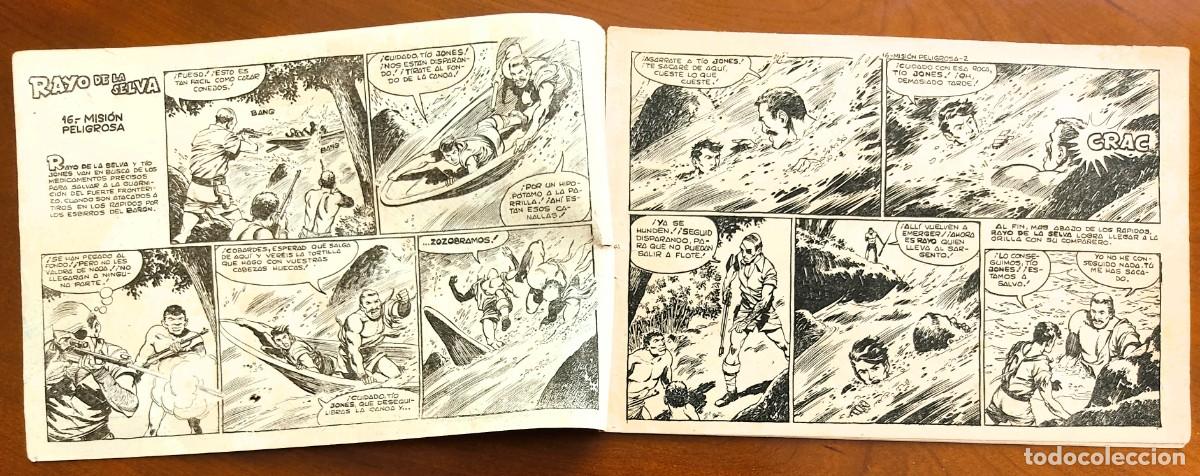 Tebeos: RAYO DE LA SELVA N&ordm; 16 - EDITORIAL MAGA - ORIGINAL DE &Eacute;POCA - Foto 3