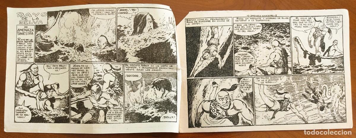 Tebeos: RAYO DE LA SELVA N&ordm; 10 - EDITORIAL MAGA - ORIGINAL DE &Eacute;POCA - Foto 3