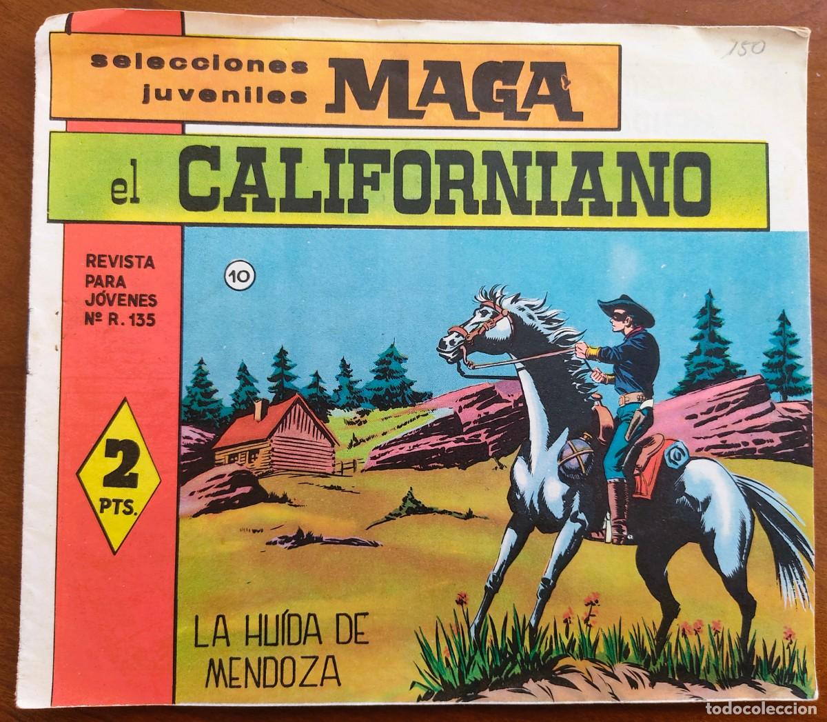 Tebeos: SELECCIONES JUVENILES MAGA, EL CALIFORNIANO N&ordm; 10 - EDITORIAL MAGA - ORIGINAL DE &Eacute;POCA