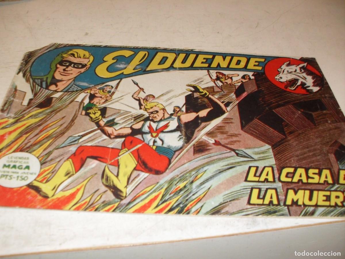 Tebeos: (ORIGINAL),EL DUENDE N&ordm; 11,LA CASA DE LA MUERTE,DE 60,MAGA,1961